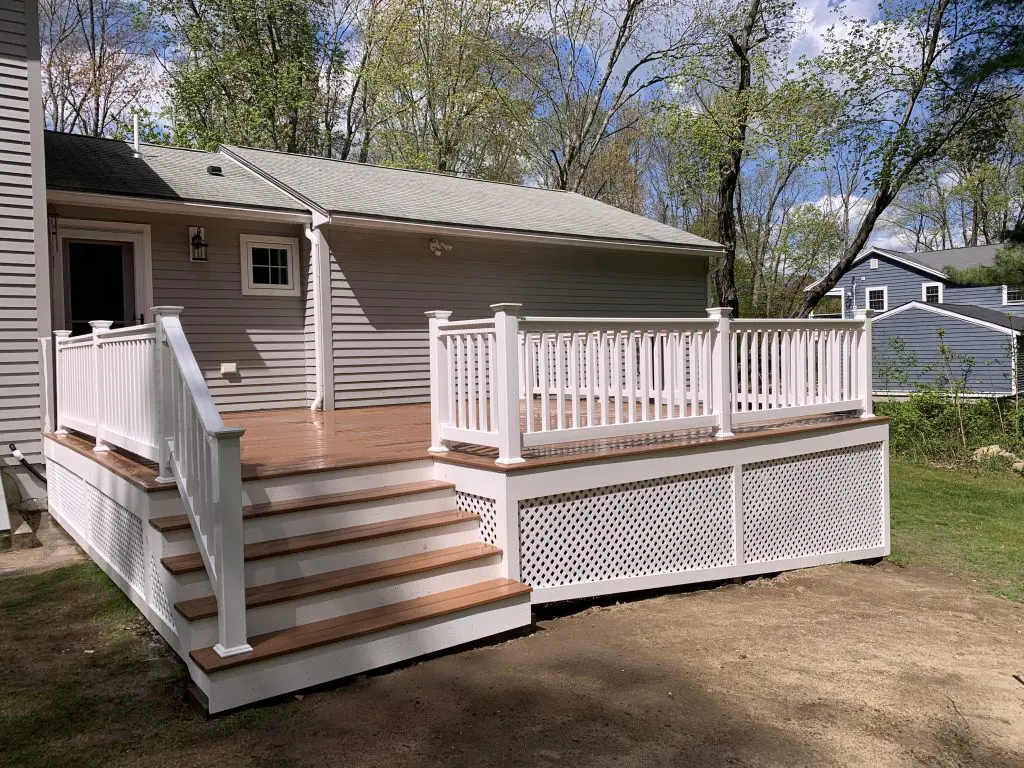 Andover X deck A Deck in Andover, MA