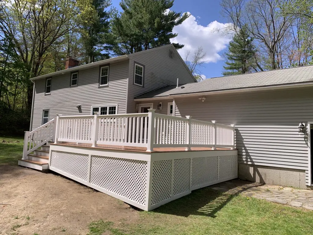 Andover X deck A Deck in Andover, MA