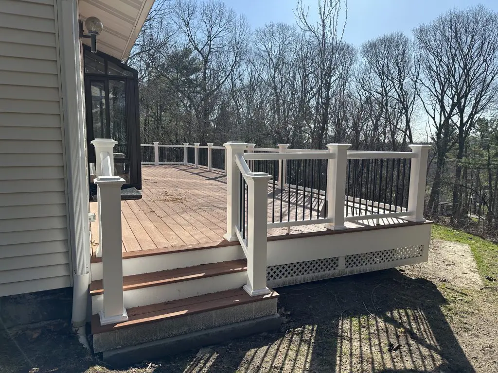 Chelmsford L deck A(1) Deck in Chelmsford, MA
