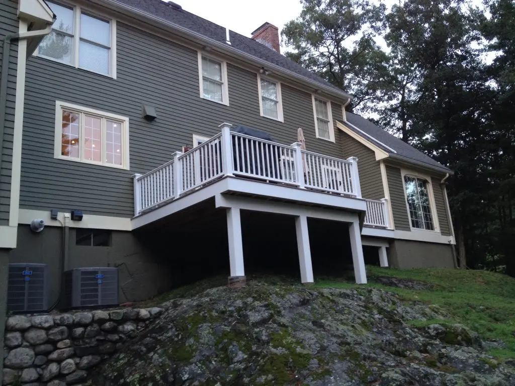Chelmsford M deck A Deck in Chelmsford, MA
