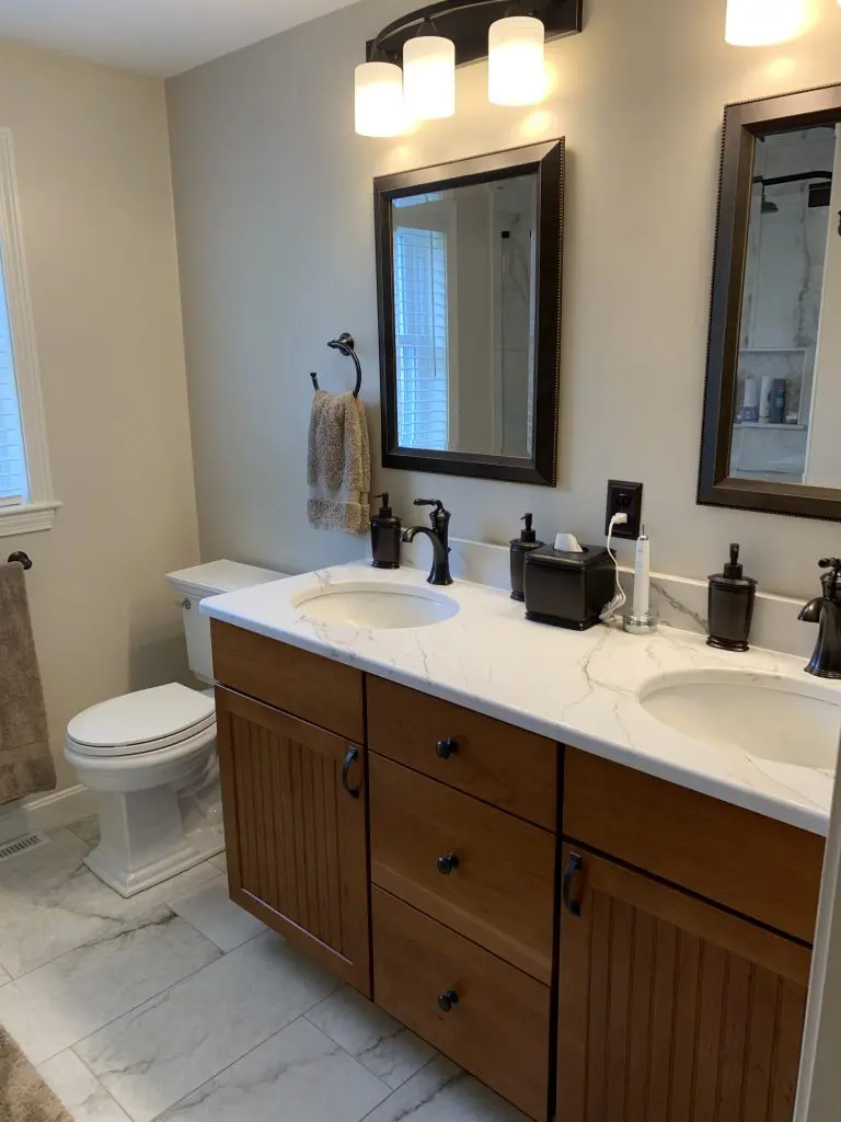 Westford Q bathroom A Bathroom in Westford, MA