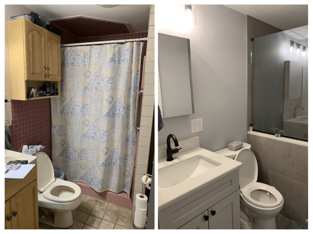Lowell C Bathroom (Before/After) Lowell C Bathroom (Before/After)