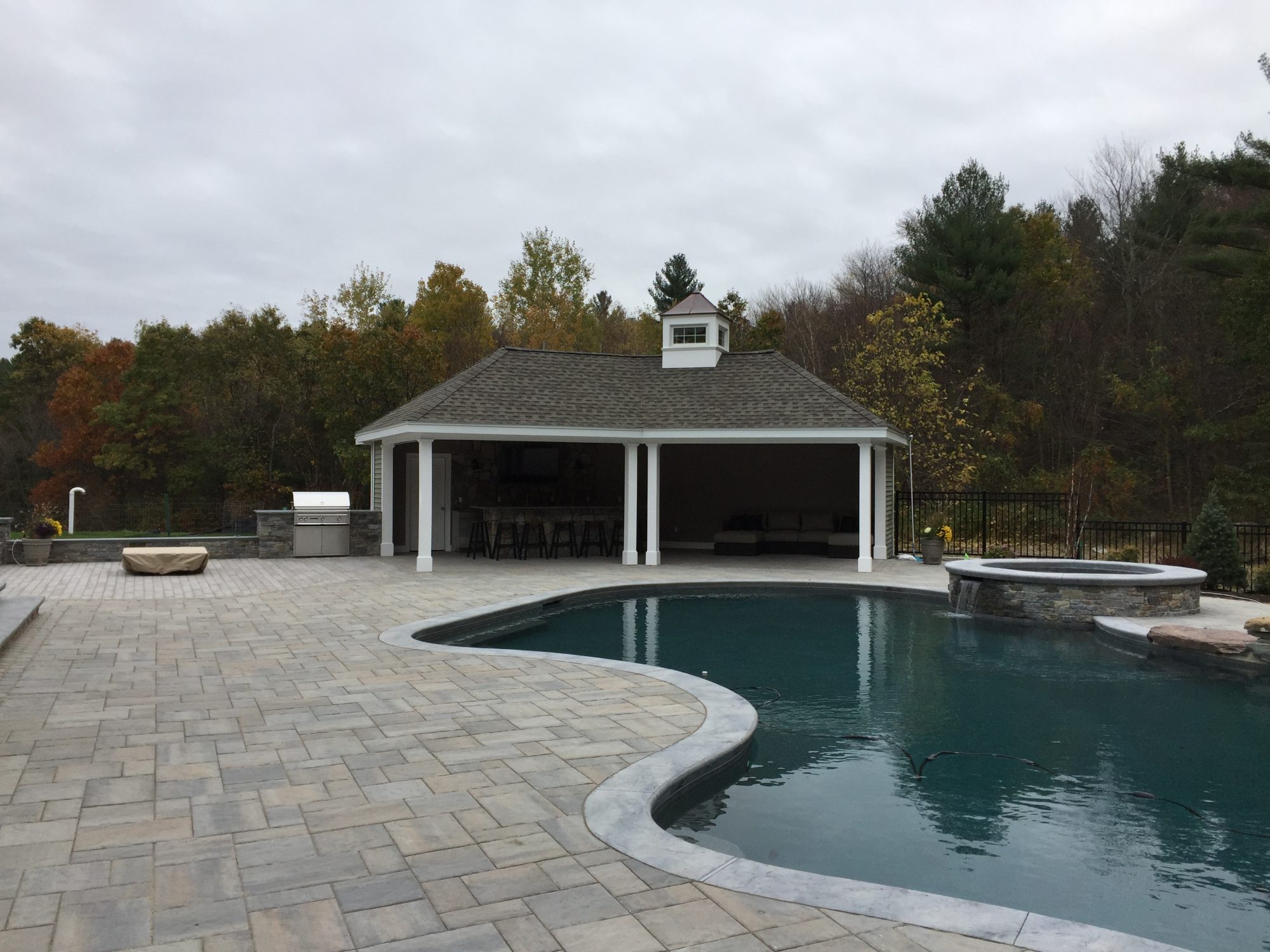 Pool House in Westford, MA